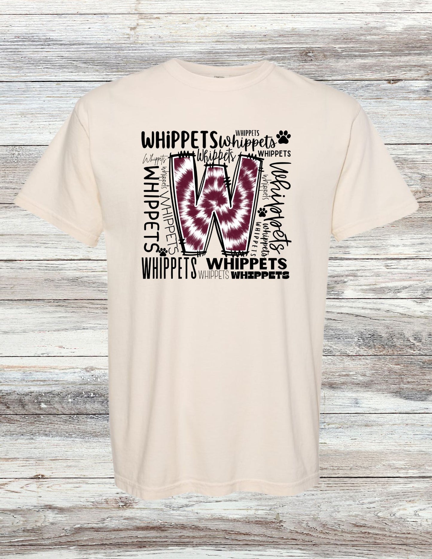 Whippets, Whippets, Whippets T-Shirt - Black Ink