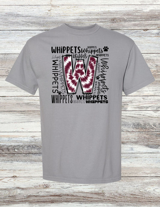 Whippets, Whippets, Whippets T-Shirt - Black Ink