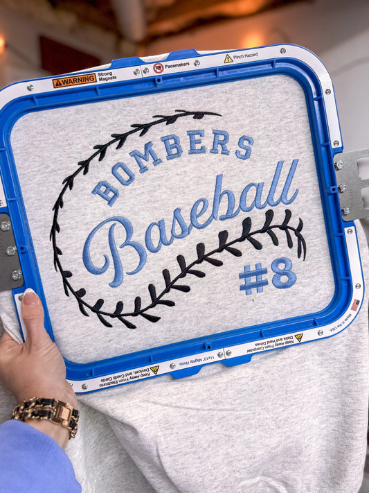 SAMPLE Baseball or Softball Laces Sweatshirt